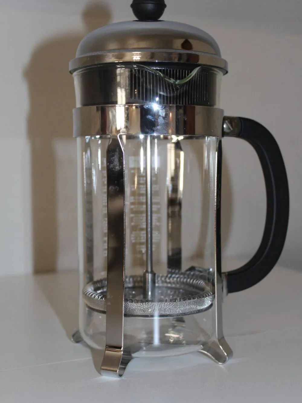 Bodum Stainless Steel & Glass 32oz/ 4 cups French Press Coffee Maker NEW